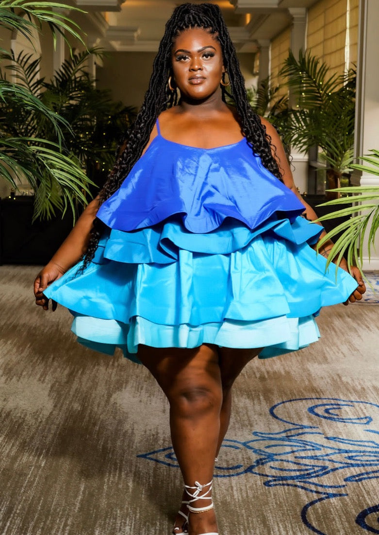 50 Shades of Blue Dress Curvy Vibes Boutique 50 Shades of Blue Dress Curvy Vibes Boutique