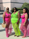 Oh She thick thick Two piece Swimwear set